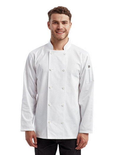 LONG SLEEVE CHEF COAT -4