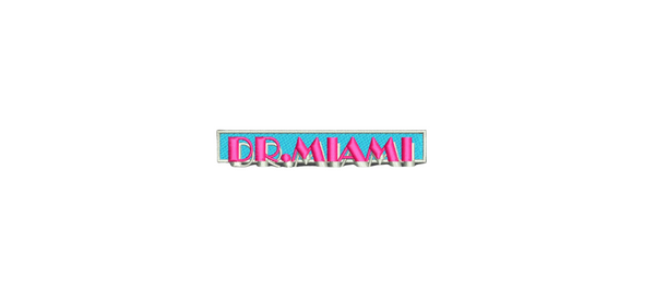 "Dr. Miami Logo" Embroidered