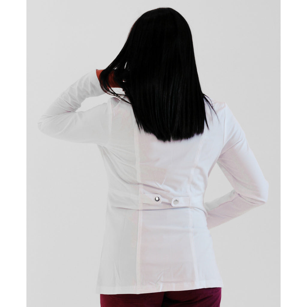 Coral Long Lab Coat